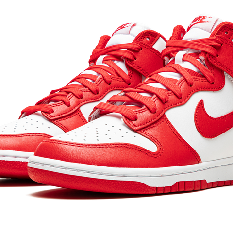 Nike sb dunk high university red hot sale