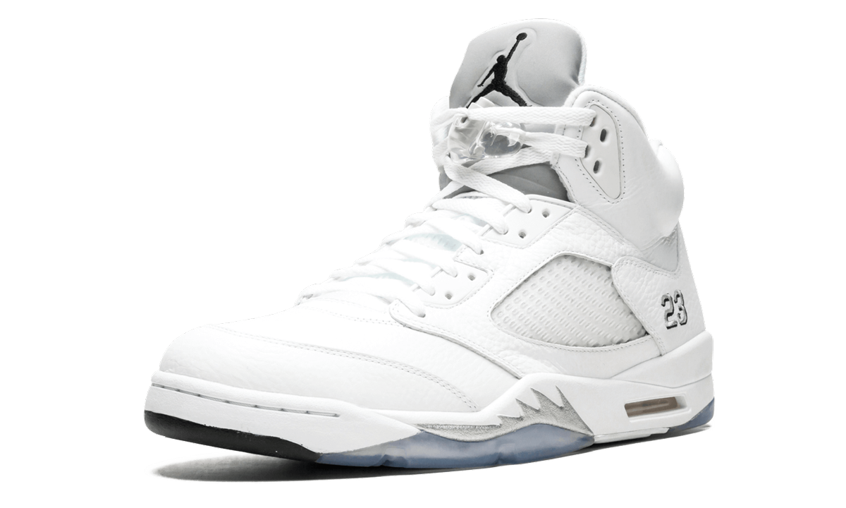 air jordan retro 5 metallic silver