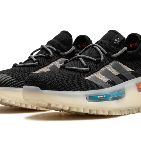 Adidas nmd blue orange hotsell