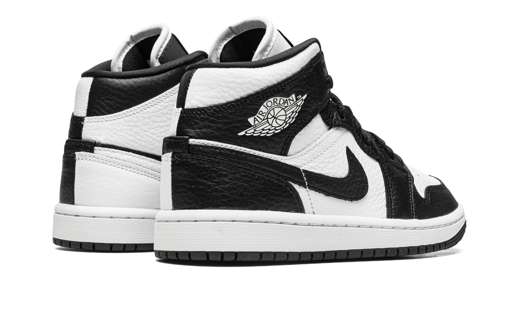 nike air jordan 1 mid womens black and white