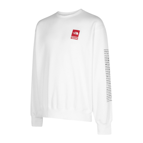 トップス Supreme x The North Face Crewneck White North Face X Supreme Crewneck White Size Large | eBay