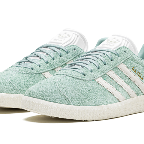 adidas gazelle silver green womens ADIDAS Gazelle WMNS 