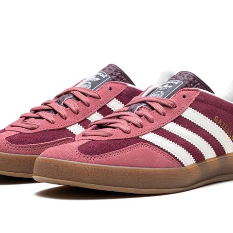 adidas gazelle silver green womens adidas Gazelle Indoor (Maroon/Flight White) 10.5