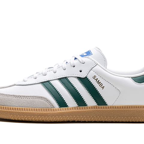 adidas gazelle silver green womens Adidas Originals Samba OG - White Green