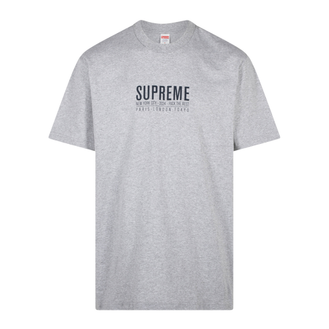 【Supreme】 Paris T-Shirt Heather Grey- 24SS SUPREME Paris Tee 