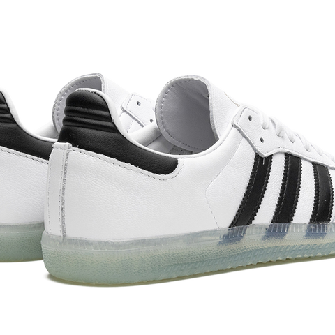 adidas gazelle silver green womens adidas Jason Dill Samba Patent Shoes Cloud White/Core Black/Gold Metal main image 1