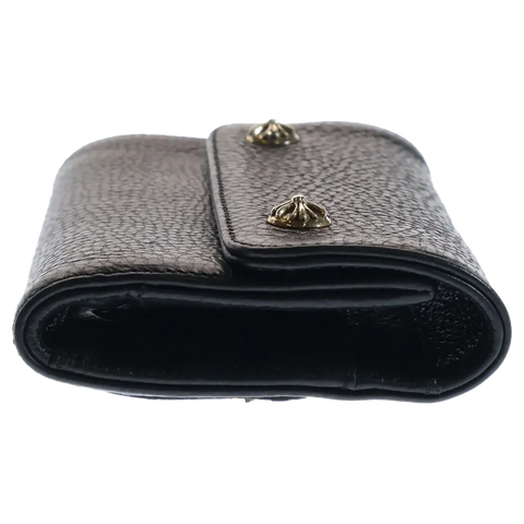 CHROME HEARTS Wave Mini Leather Wallet 