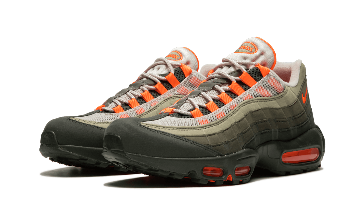 green and orange air max 95