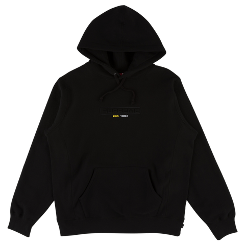SUPREME Embossed Logo Hooded Sweatshirt 
