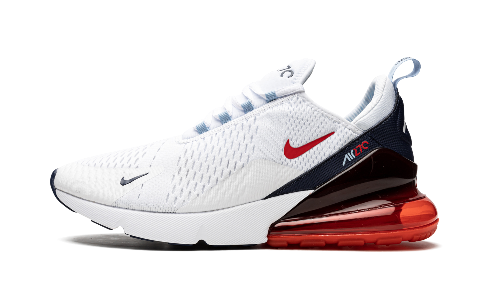 air max 270 blue red white