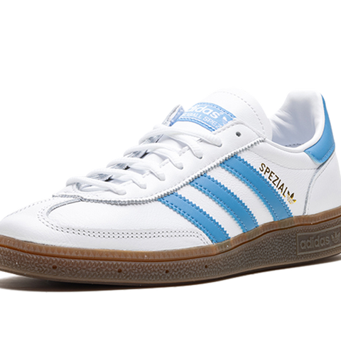 Size 11 Men`s adidas Originals Handball Spezial Sneakers Ie3607 White/Light Blue