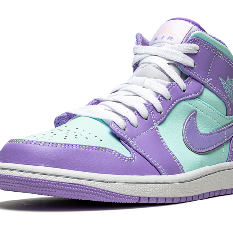 JORDAN Air Jordan 1 Mid Purple Pulse Glacier Blue Stadium Goods