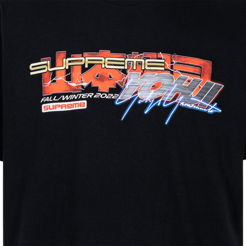Supreme®/Yohji Yamamoto® TEKKEN™ Tee Supreme Yohji Yamamoto TEKKEN Tee Black Men's - FW22 - US