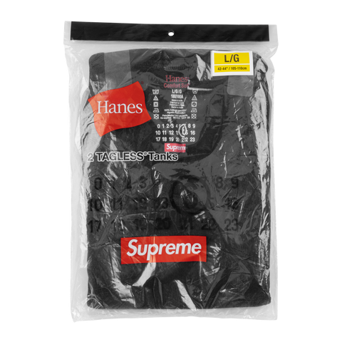SUPREME MM6 Maison Margiela Hanes Tagless Tank Top (2 Pack) 