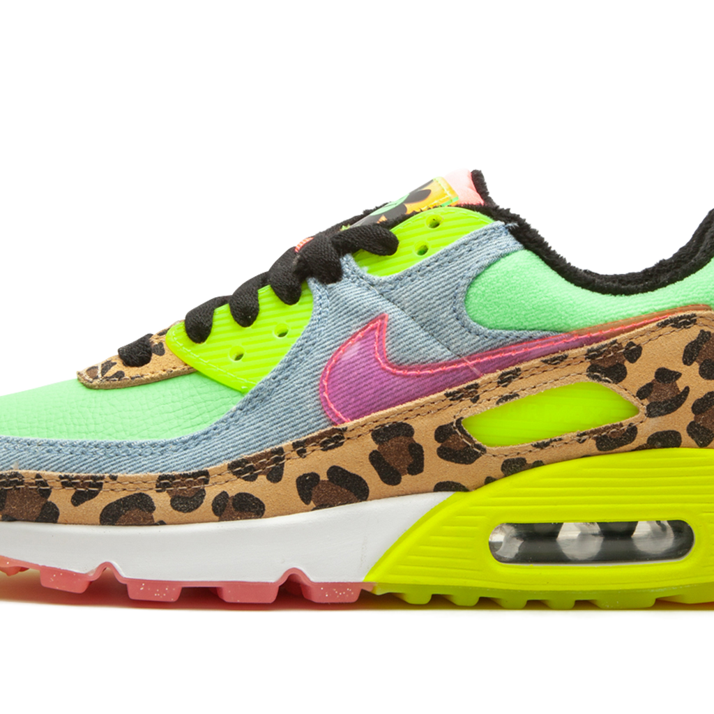 Nike W Air Max 90 Lx Denim Leopard Print CW3499 300 Stadium Goods