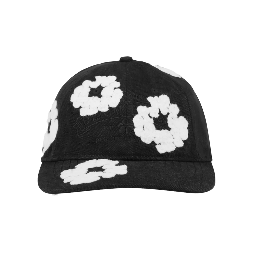 DENIM TEARS Denim Cotton Wreath Cap 
