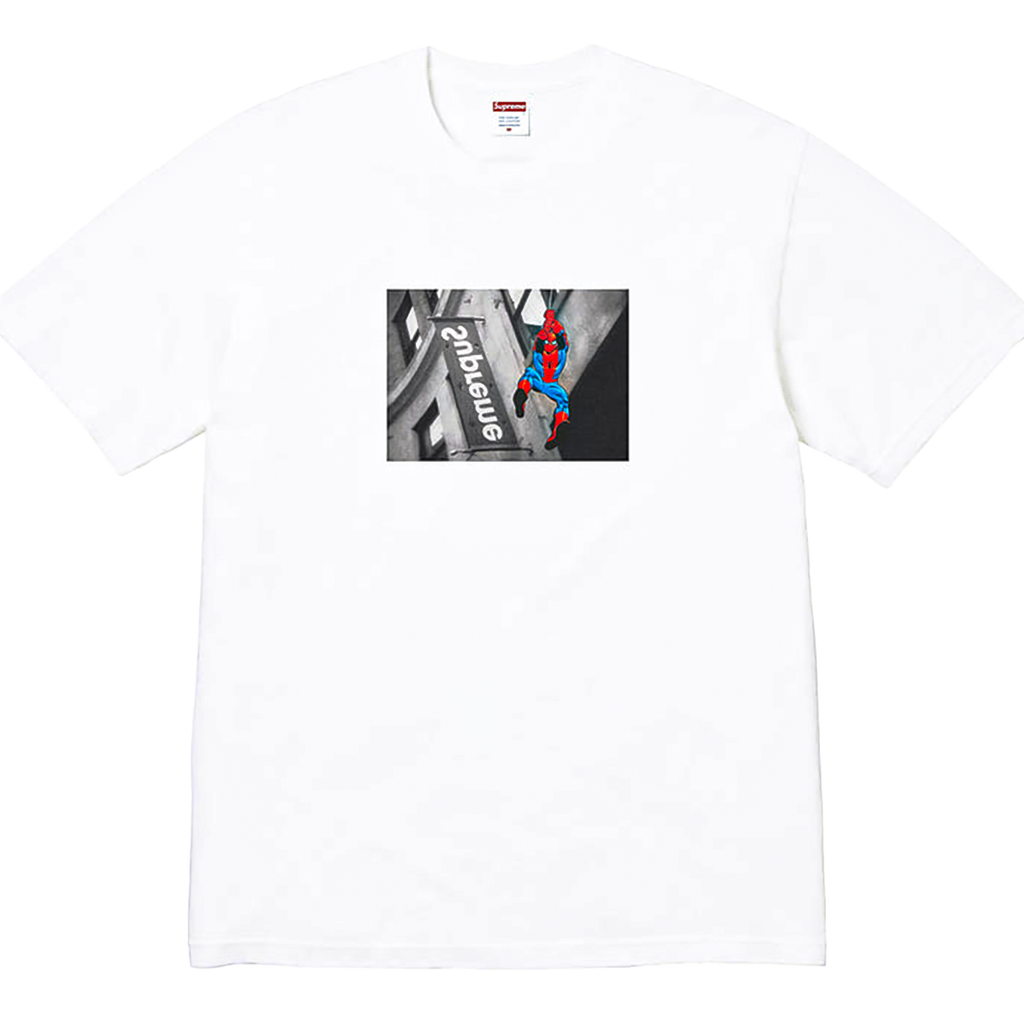 トップス Supreme Spider-Man Tee White Medium SUPREME Spider-Man Tee 
