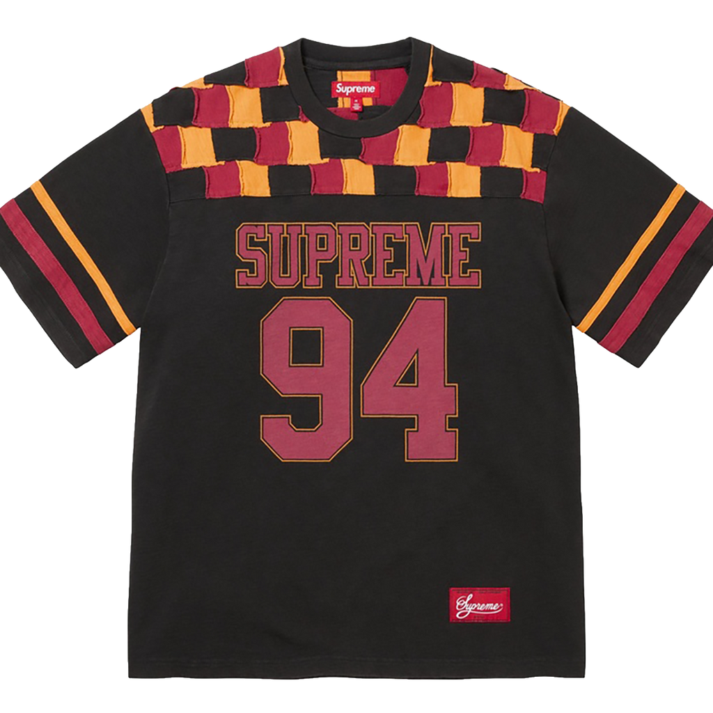 SUPREME Patchwork Yoke Football Top 
