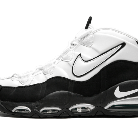nike air max uptempo 95 white black teal