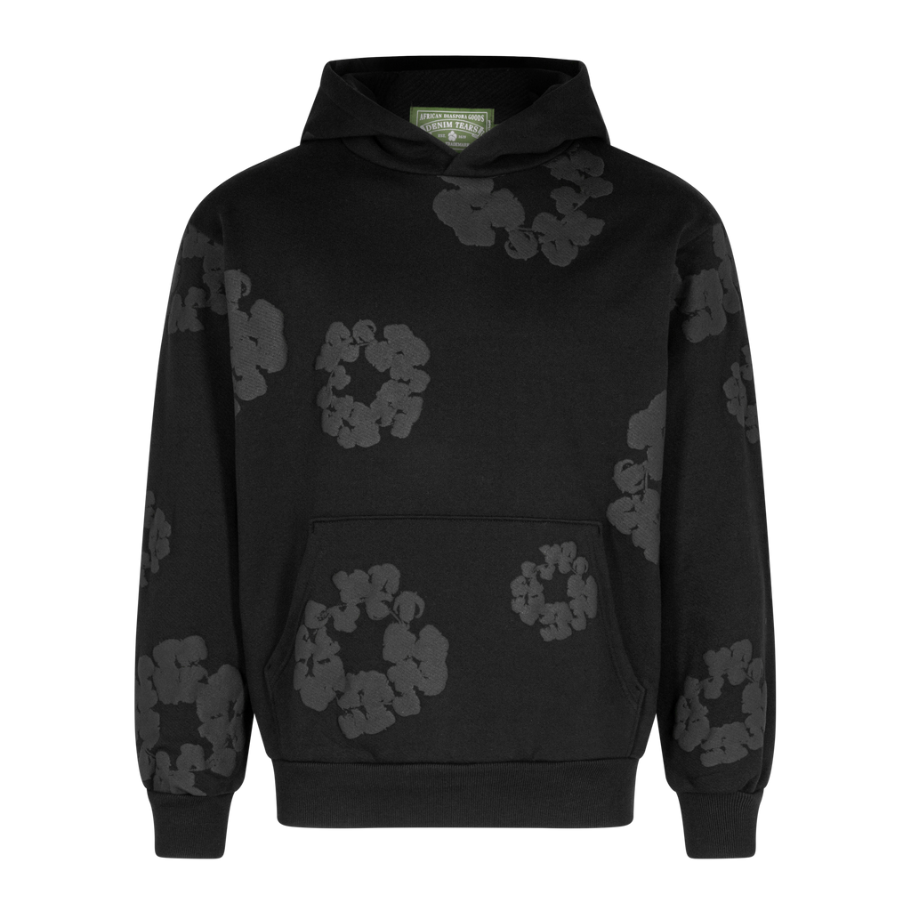 DENIM TEARS Mono Cotton Wreath Sweatshirt DENIM TEARS Mono Cotton Wreath Sweatshirt