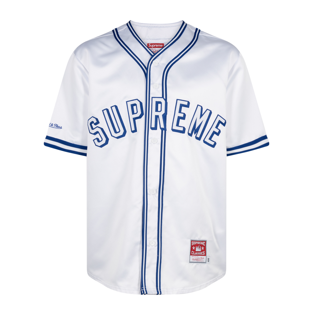SUPREME Supreme Mitchell & Ness Satin Baseball Jersey 