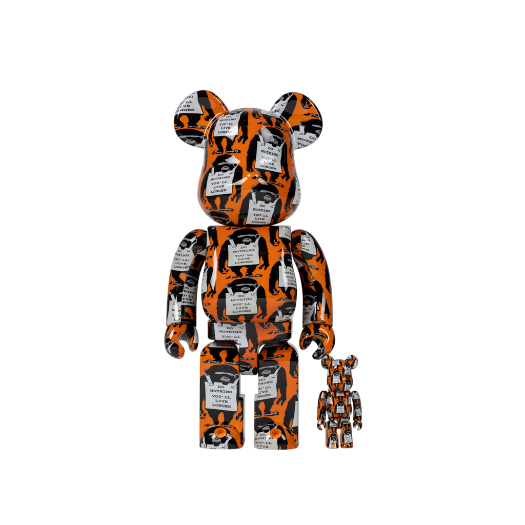 MEDICOM Monkey Sign Bearbrick MEDICOM Monkey Sign Bearbrick