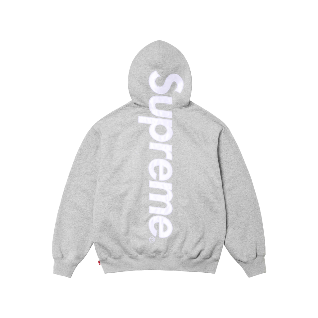 【Supreme】Satin Applique Hooded Sweatshirt★Blue★24FW★ azf74i7rx712o7y6og0oemwy4eat.