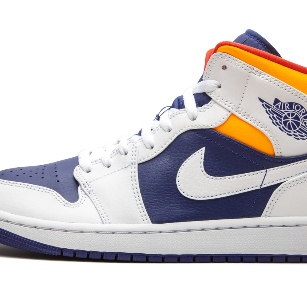 Air jordan 1 blue and orange on sale