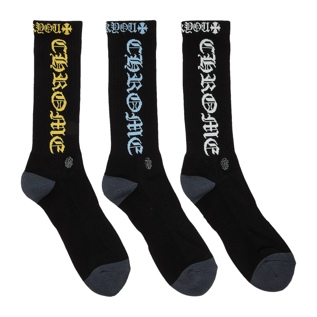 CHROME HEARTS Chrome Hearts Socks (3 Packs) 
