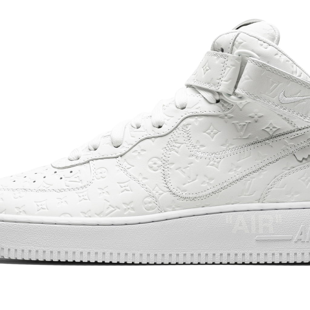 NIKE Louis Vuitton Air Force 1 Mid Virgil Abloh White White Stadium Goods