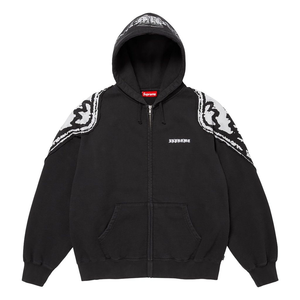 SUPREME Wings Zip Up Hooded Sweatshirt 