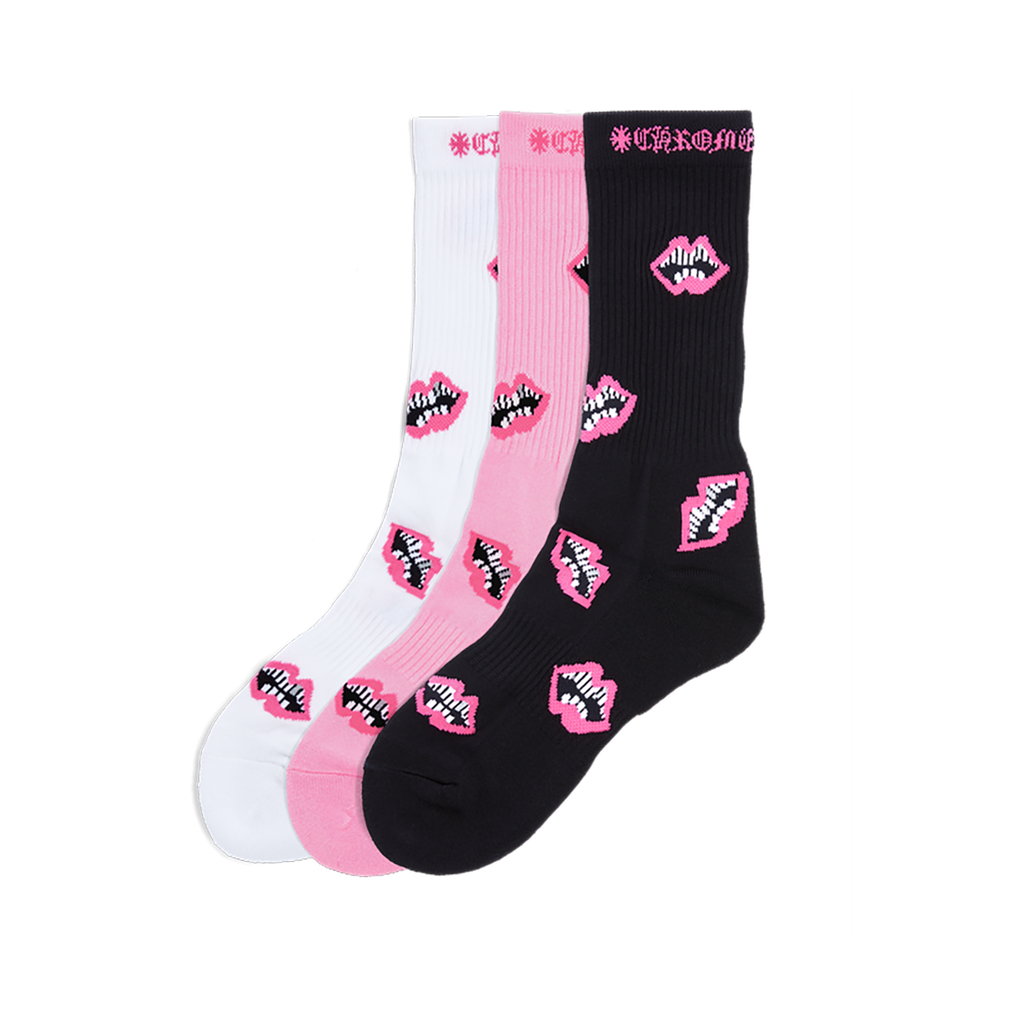 クロムハーツ SOCKS PPO CHOMPER 3PK チョンパー3足 L CHROME HEARTS Chrome Hearts Matty Boy Chomper Socks 