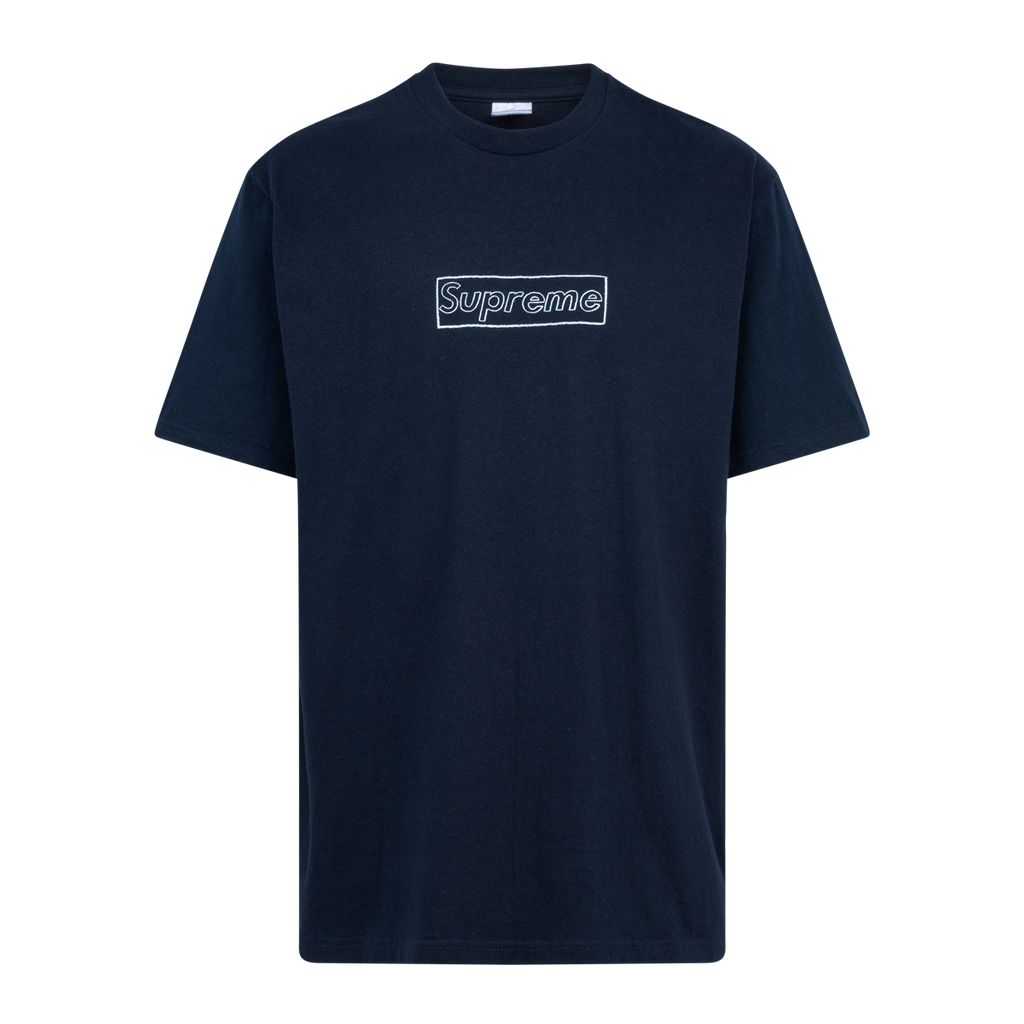 Kaws box logo tee hotsell