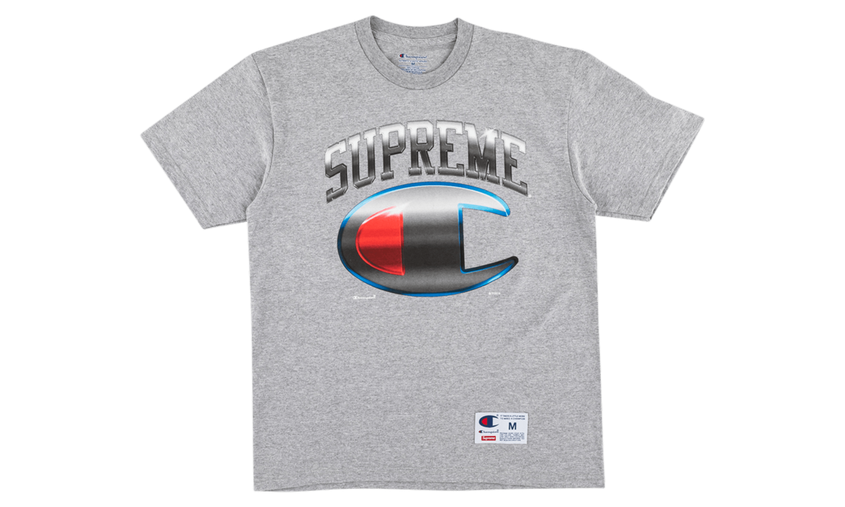 19ss Supreme Champion Chrome S/S Top ブラック L 黒 チャンピオン