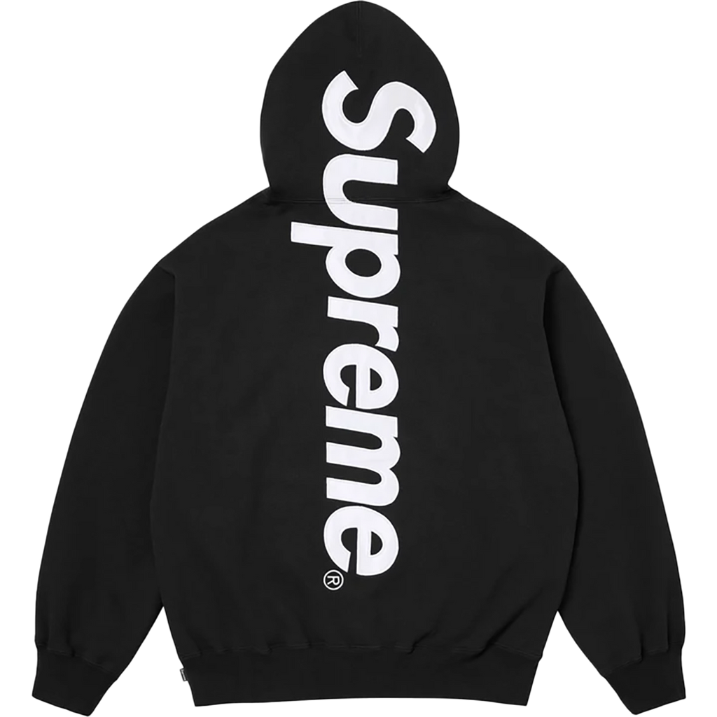 Supreme Satin Appliqué Sweatshirt SUPREME Satin Appliqué Hooded Sweatshirt 