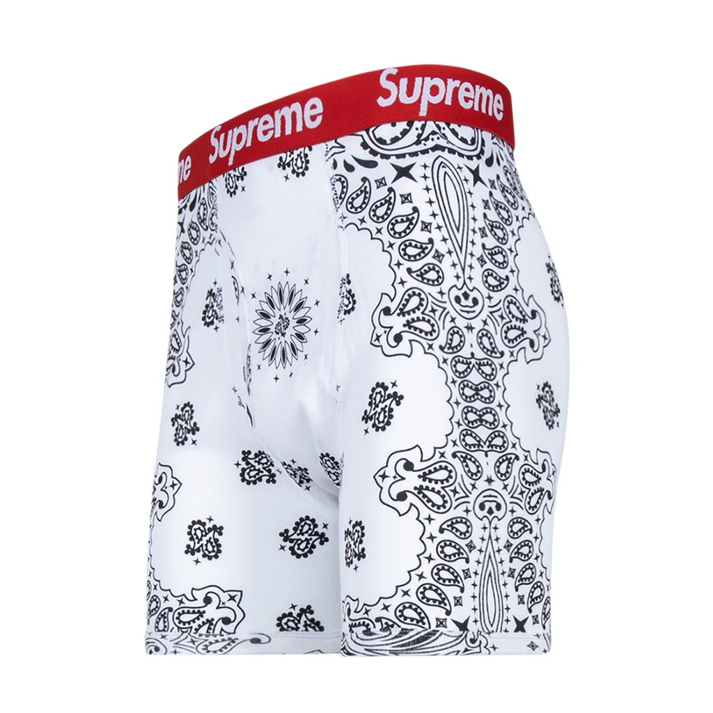 Supreme Hanes Bandana Boxer Briefs (2 Pack) BlackSupreme