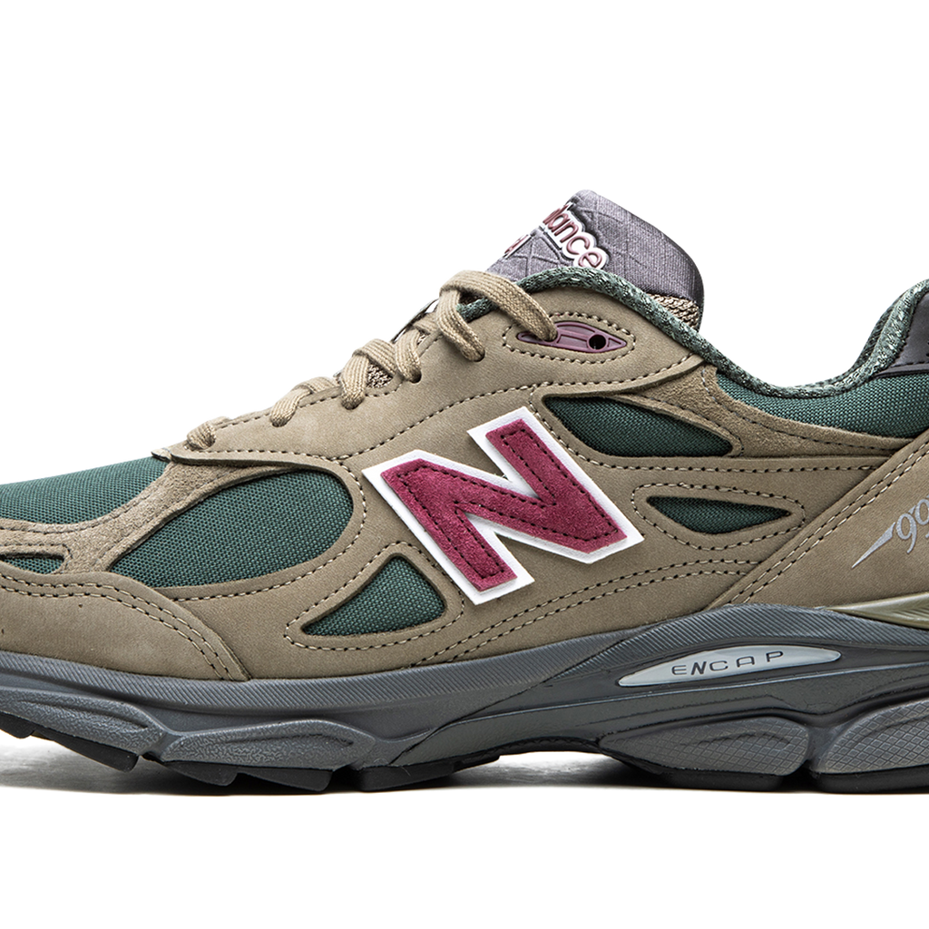 Purple and green new balance sales
