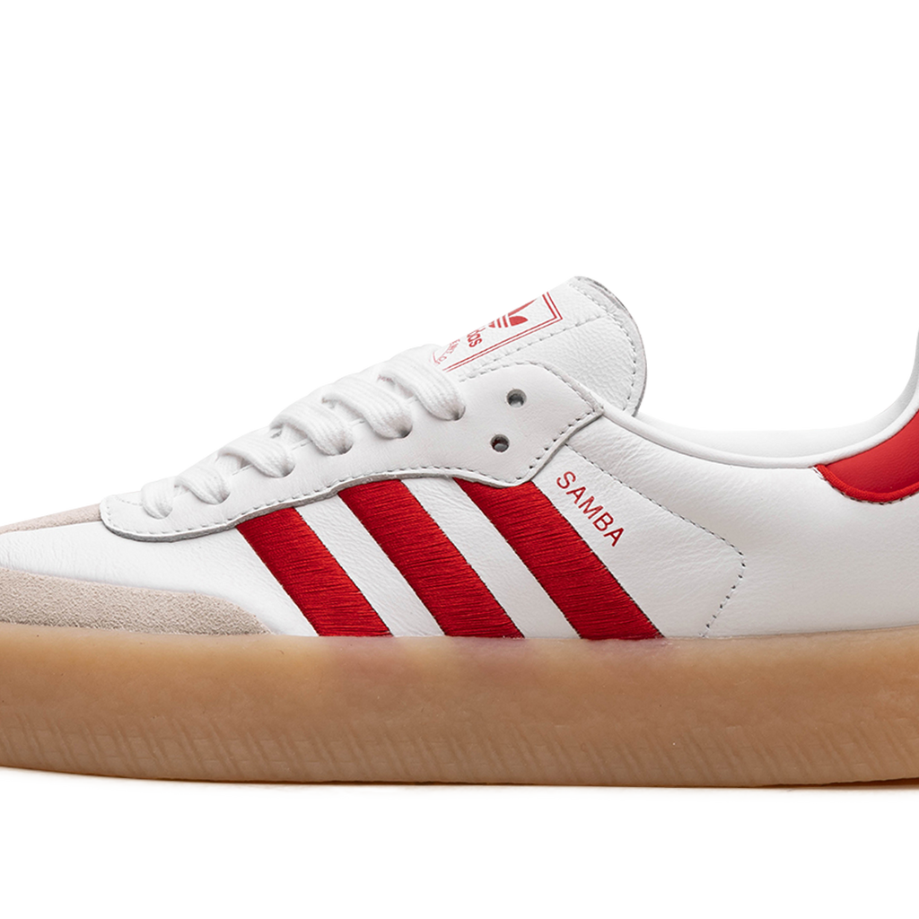 Adidas white red online