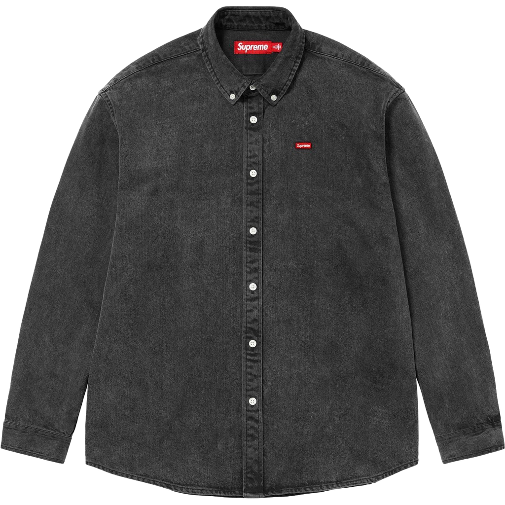 SUPREME Small Box Denim LS Shirt 