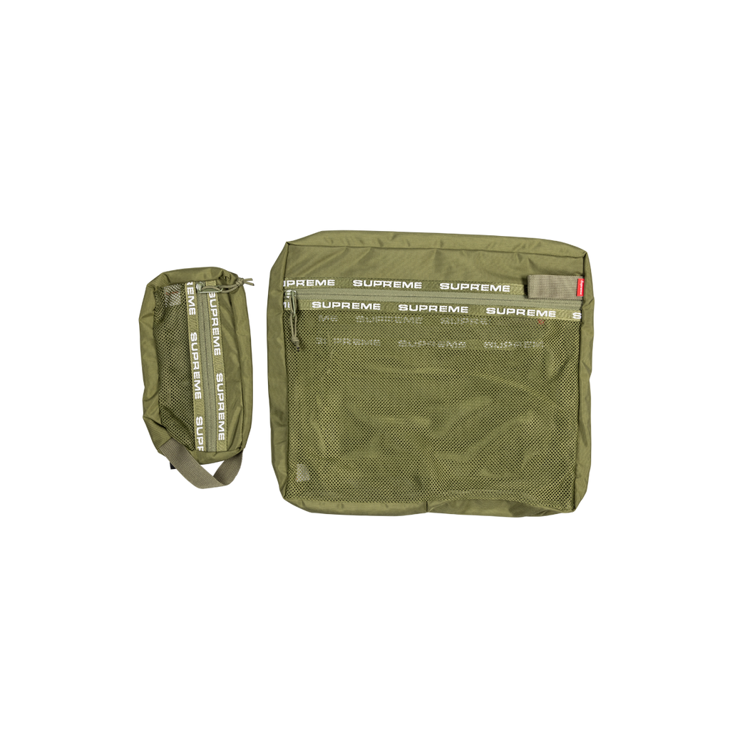 旅行かばん・小分けバッグ Supreme 2022 Organizer Pouch Set OLIVE