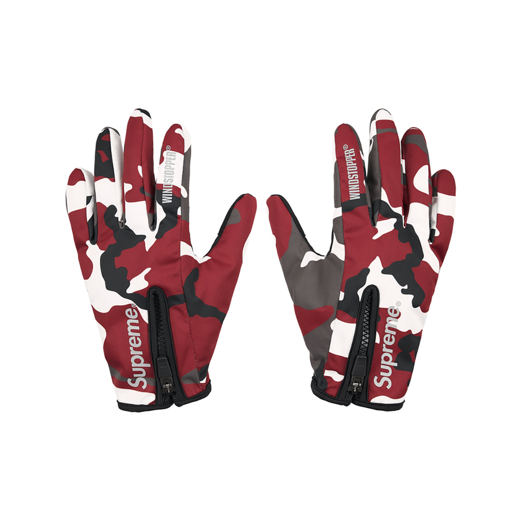 supreme 25FW ウインドストッパーハンドルバーミット カモフラージュ SUPREME WINDSTOPPER Zip Gloves 