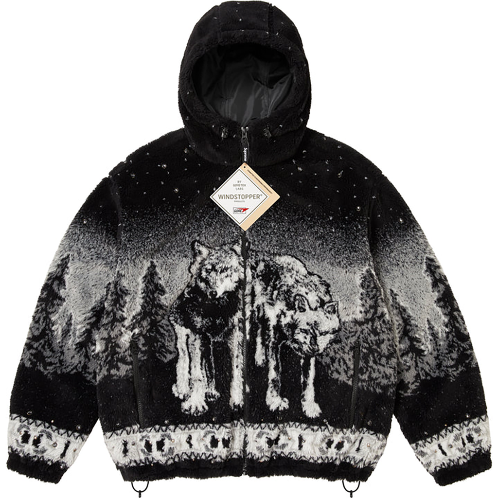 SUPREME b.b. Simon Reversible Hooded Fleece Jacket 