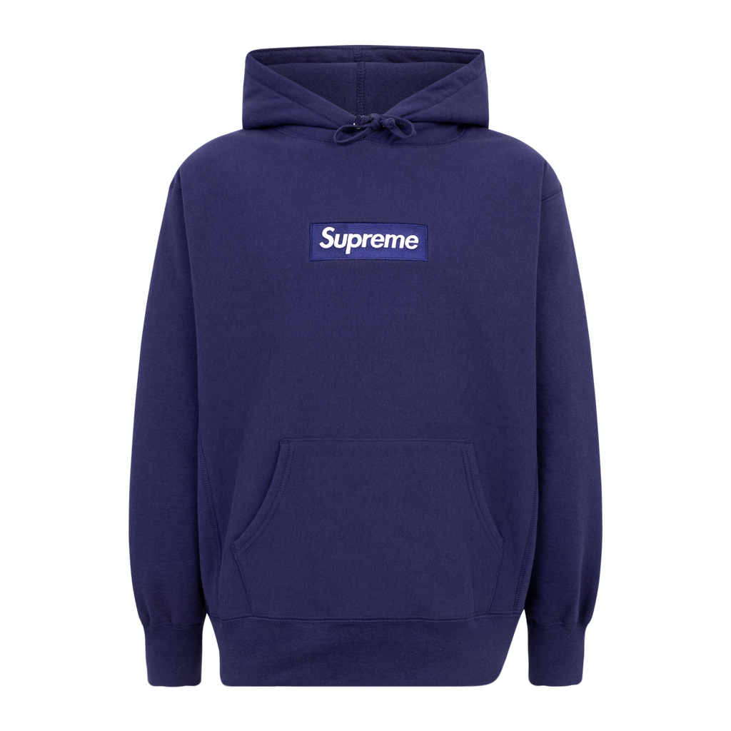 Supreme ネイビー Supreme Box Logo Hooded Navy M