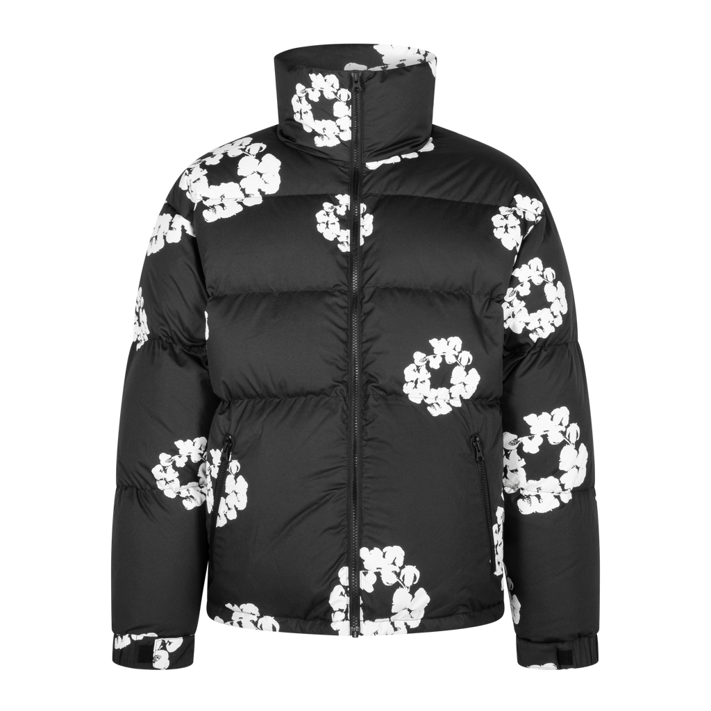 DENIM TEARS Cotton Wreath Puffer Jacket 