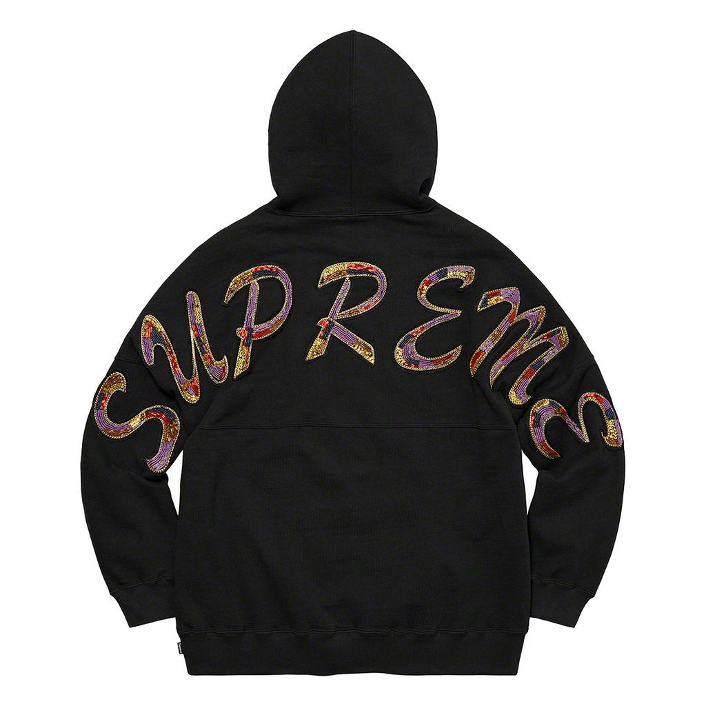 SUPREME Beaded Hooded Sweatshirt 