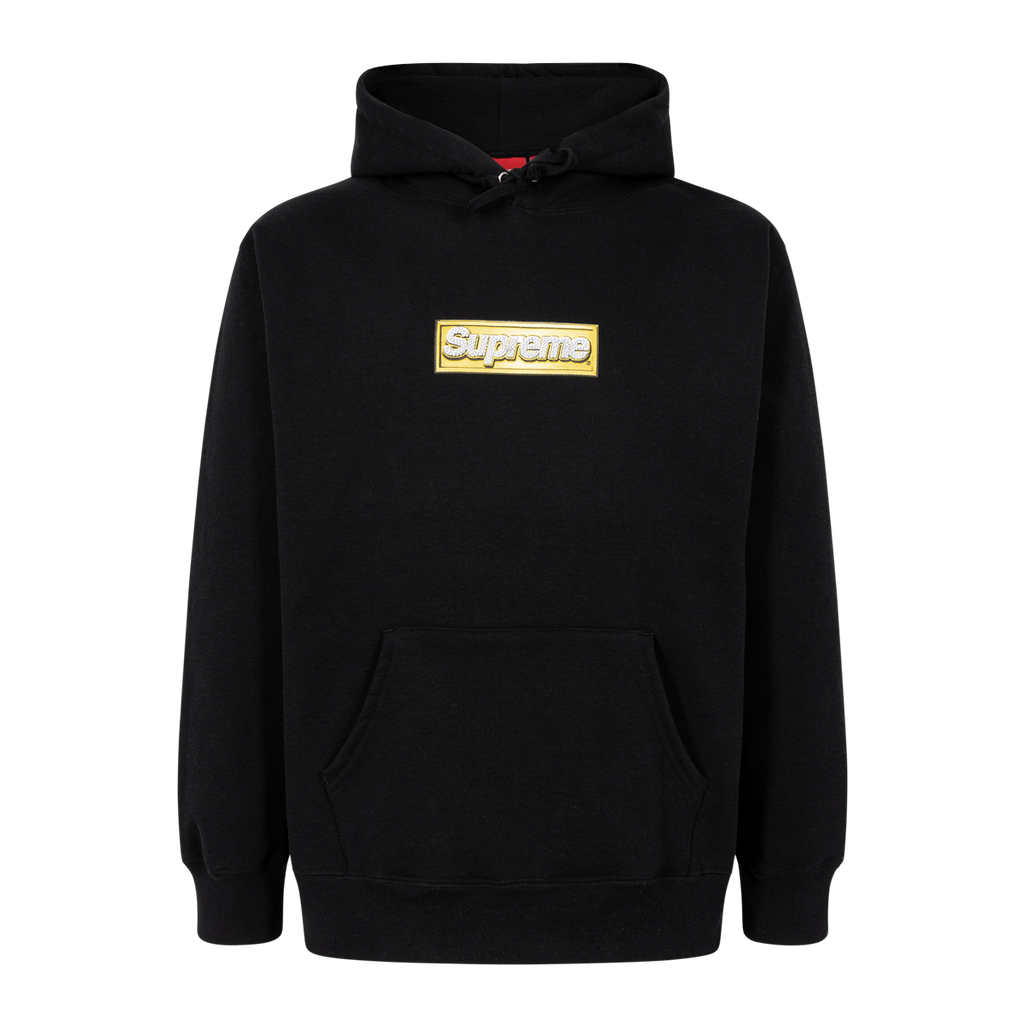 SUPREME Bling Box Logo Hoodie SUPREME Bling Box Logo Hoodie
