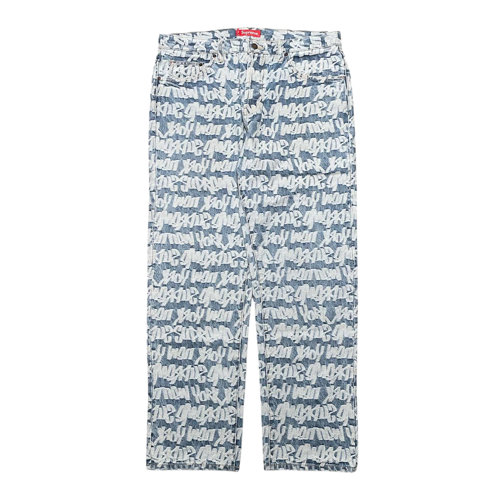 SUPREME Fat Tip Jacquard Regular Jeans 