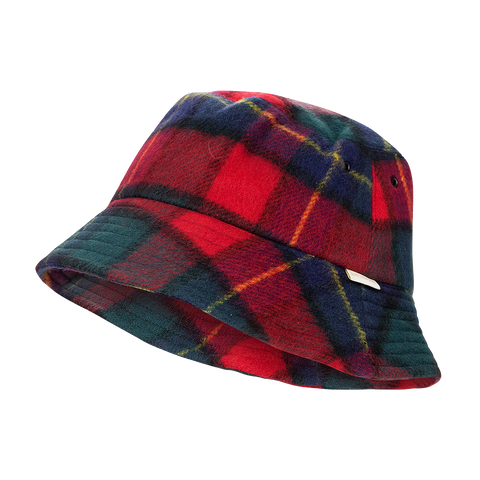 AIME LEON DORE WOOL PLAID BUCKET HAT 