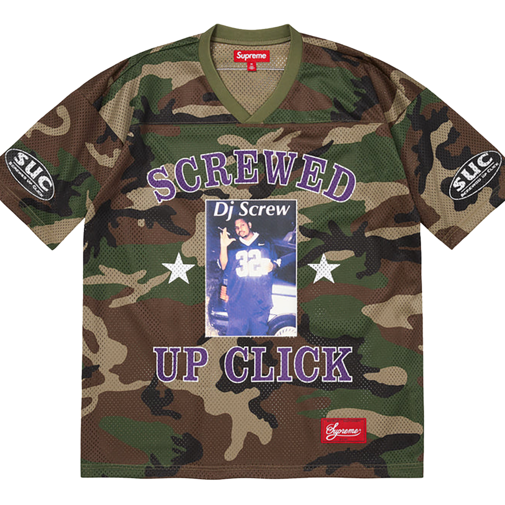 SUPREME DJ Screw Football Jersey 