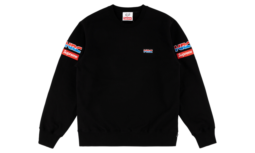 supreme☆HONDA FOX Racing crew SUPREME Honda Fox Racing Crewneck 